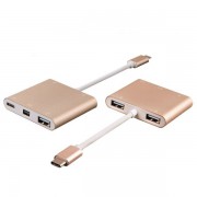 USB 3.1/M TO USB3.1/F+Mini DP/F+ USB2.0*3 Conversion cable